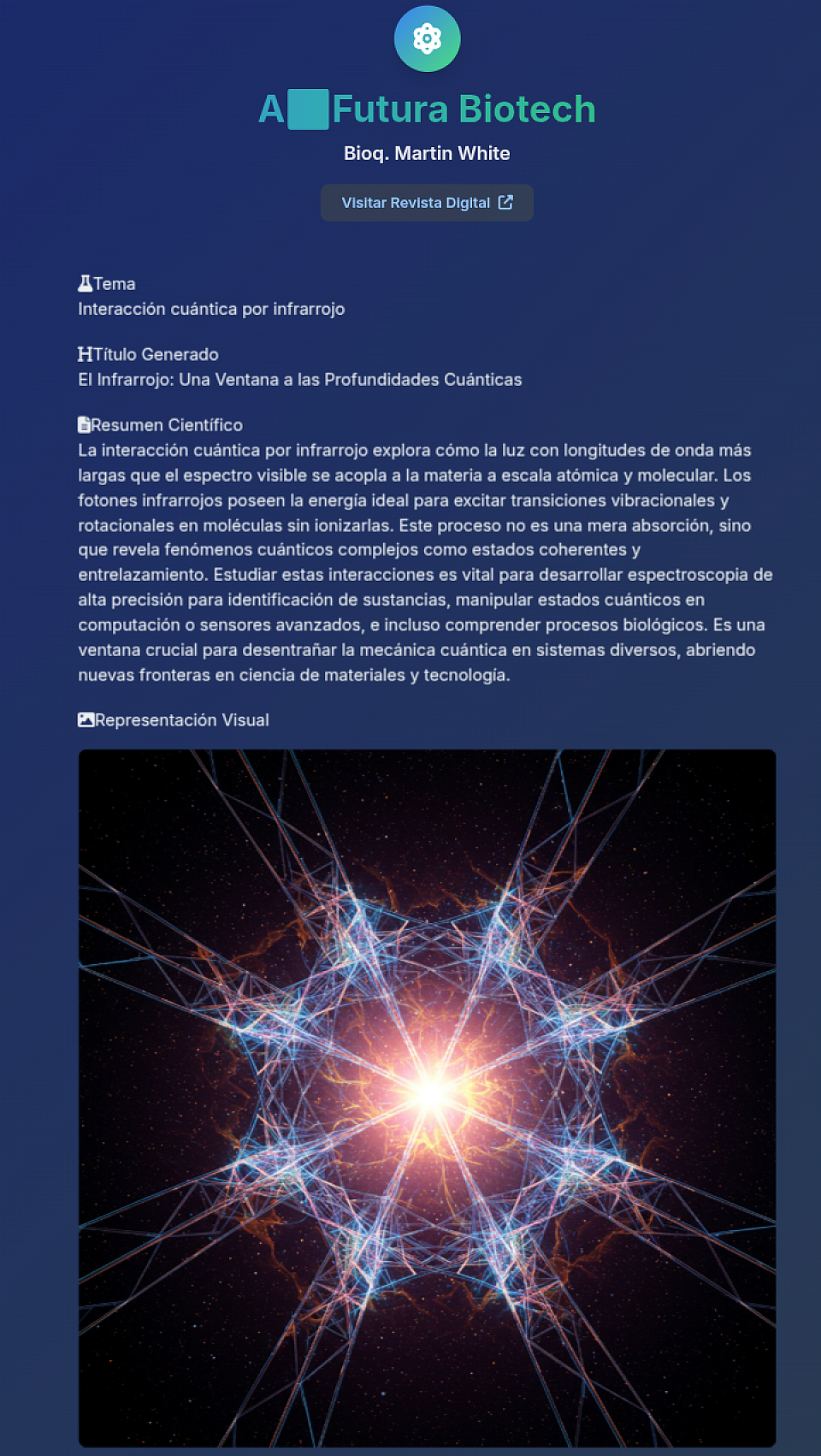 Neurofotonica el infrarrojo como neurotransmisor NO QUIMICO